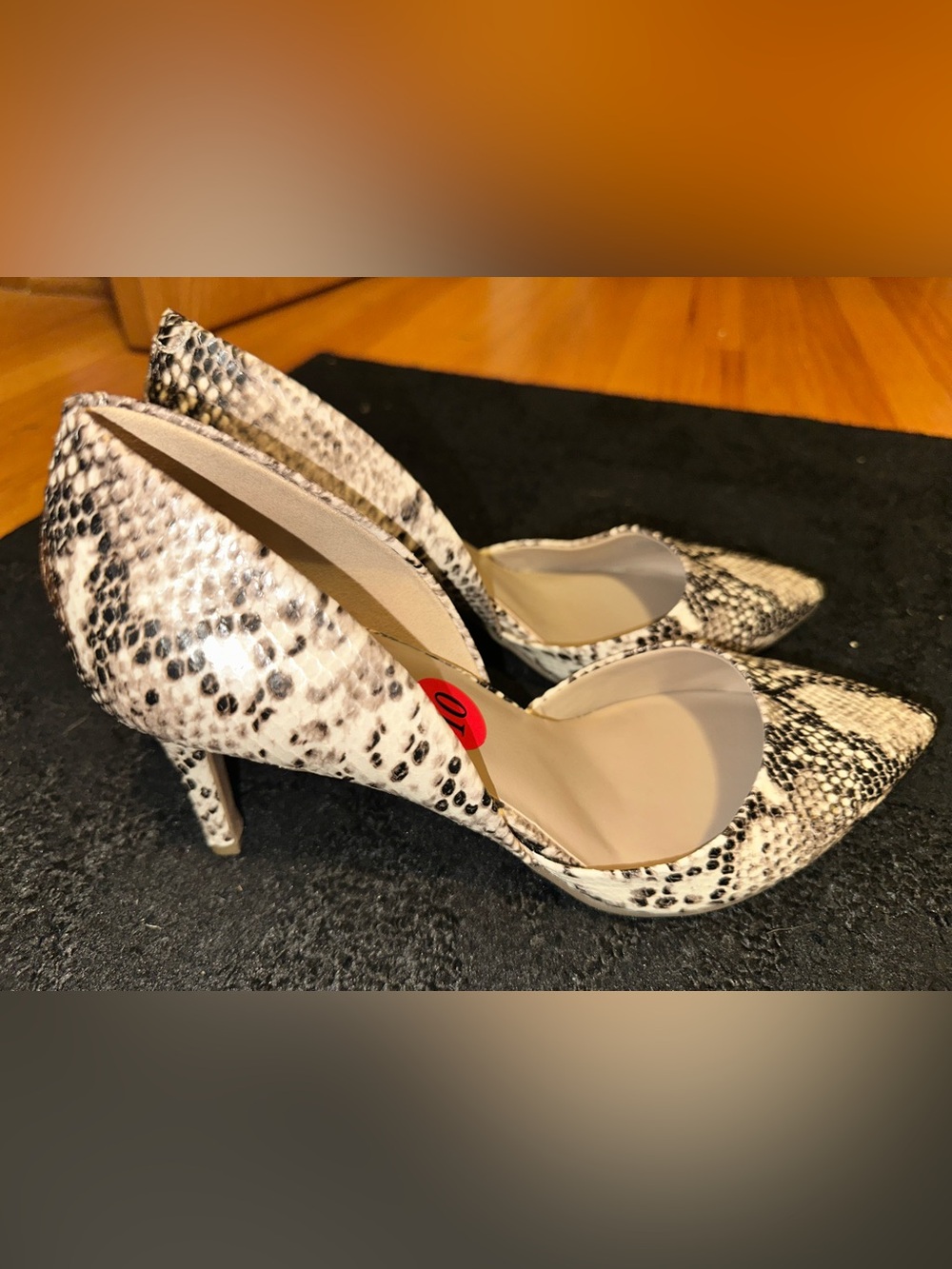 Bandolino Ginger Snakeskin D'Orsay Pumps